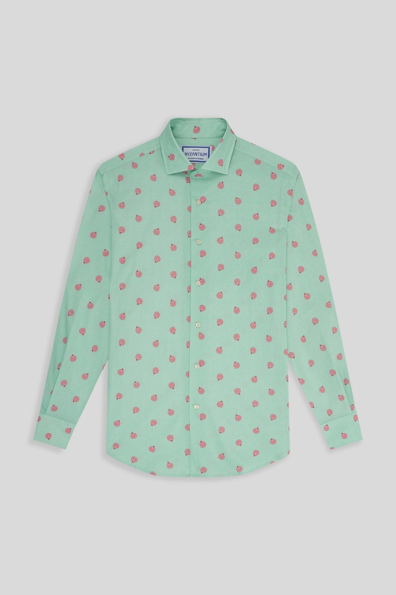 bastión cotton shirt aquamarine - soloio