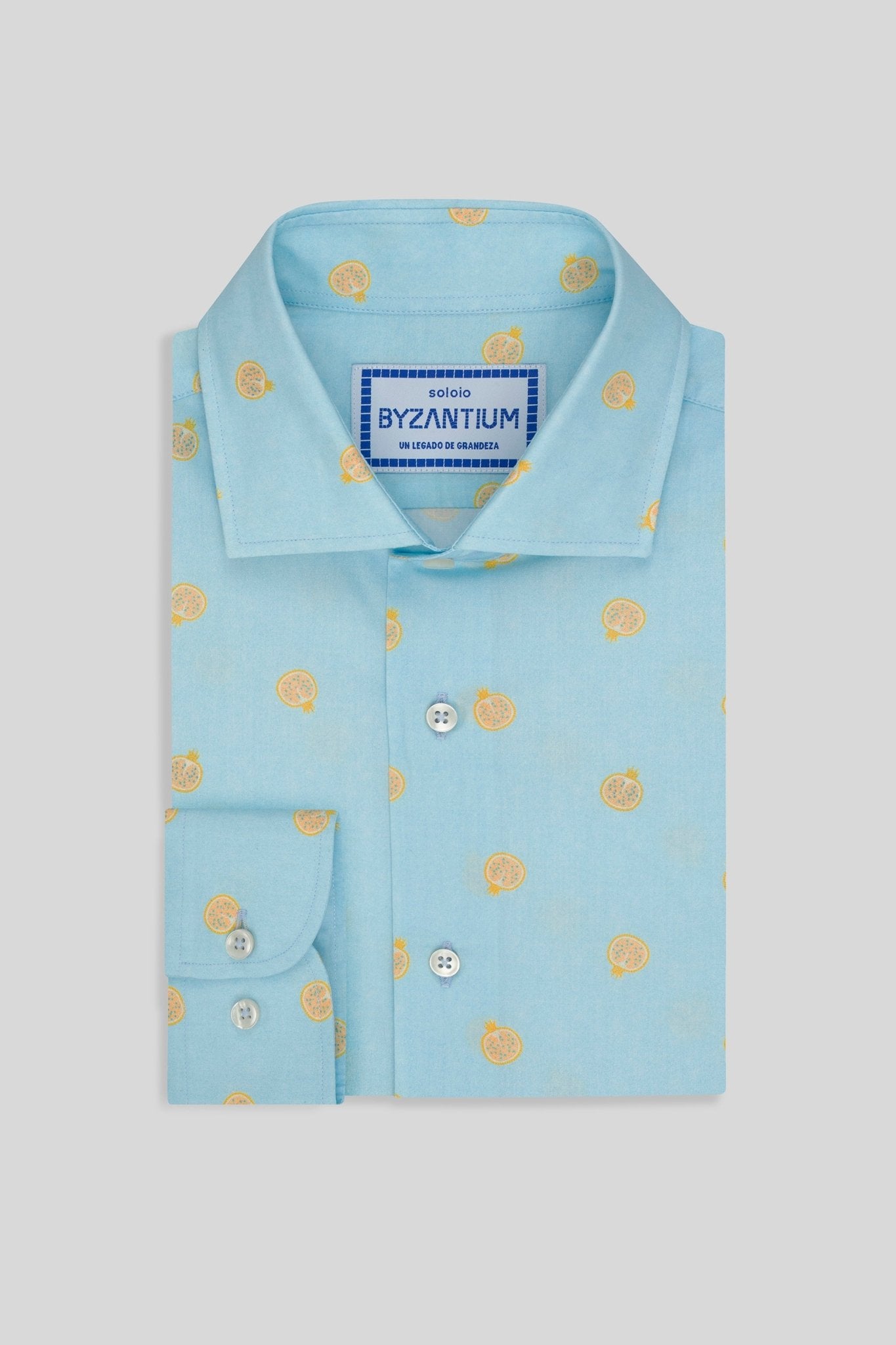 bastión shirt cotton sky blue - soloio