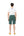 basic linen bermuda shorts green