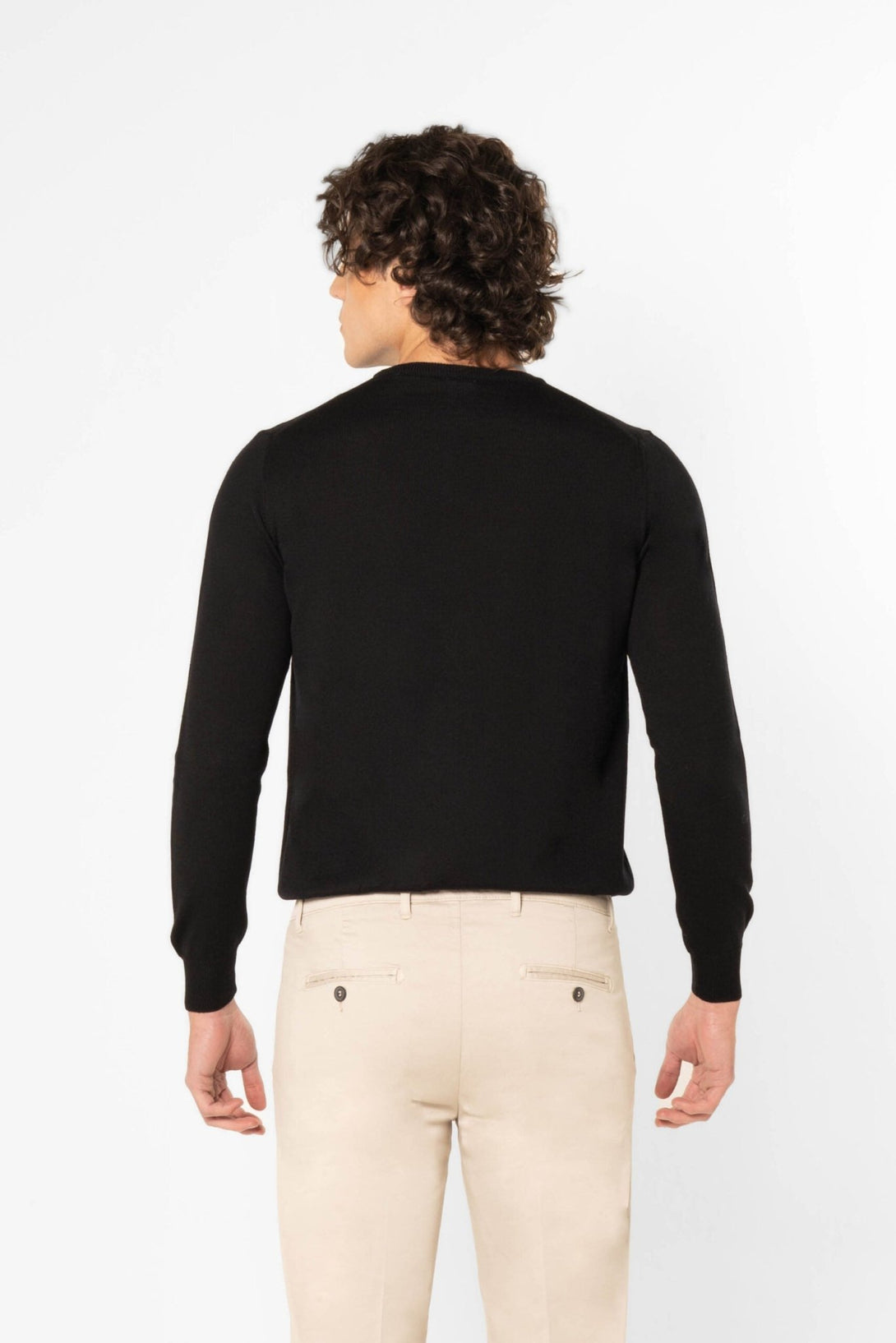 black fabrizio sweater - soloio