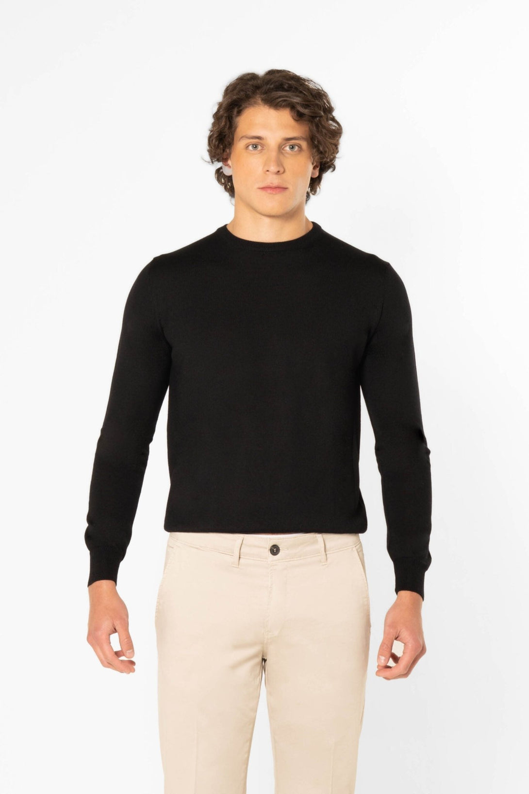 black fabrizio sweater - soloio