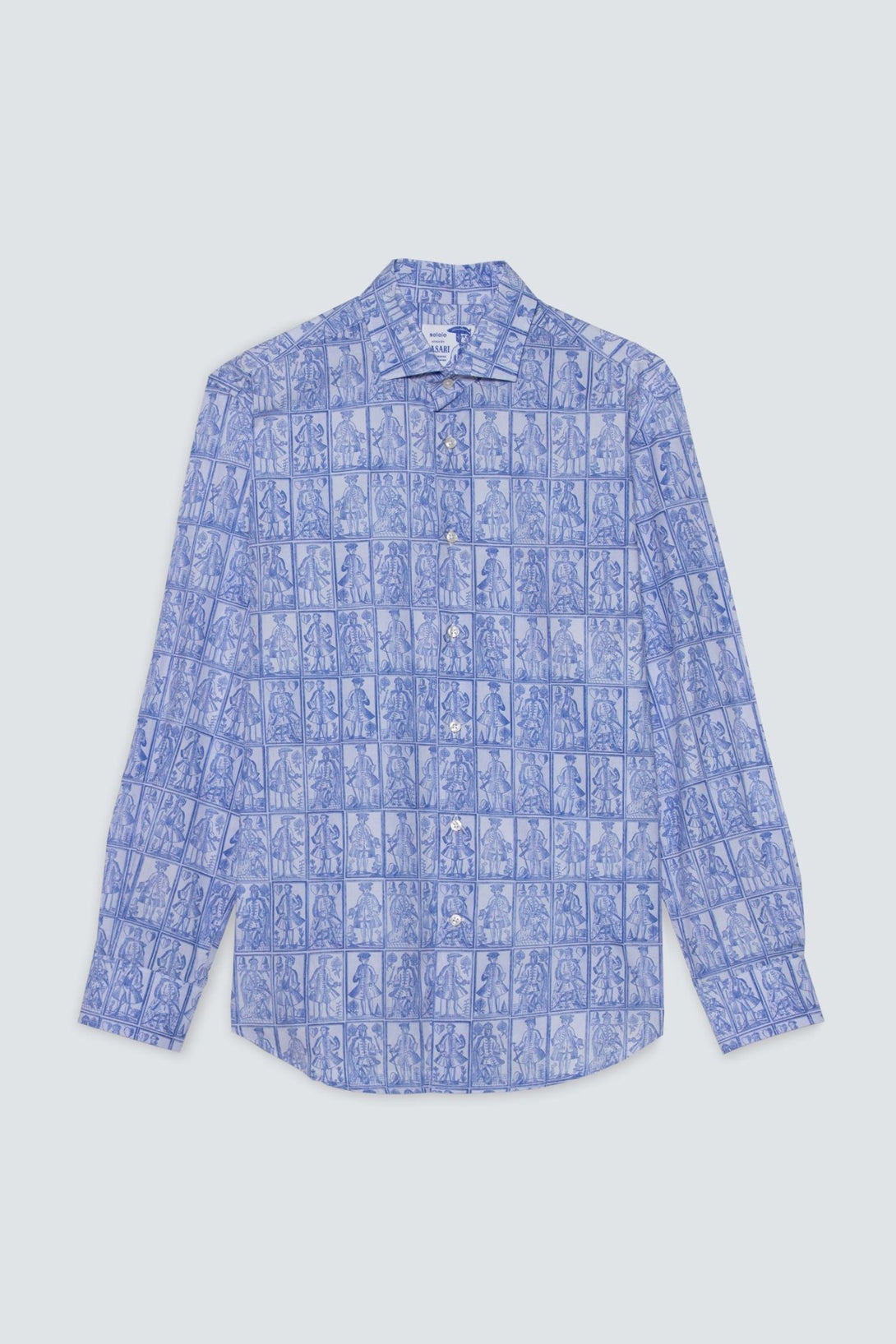 blue giorgio shirt - soloio