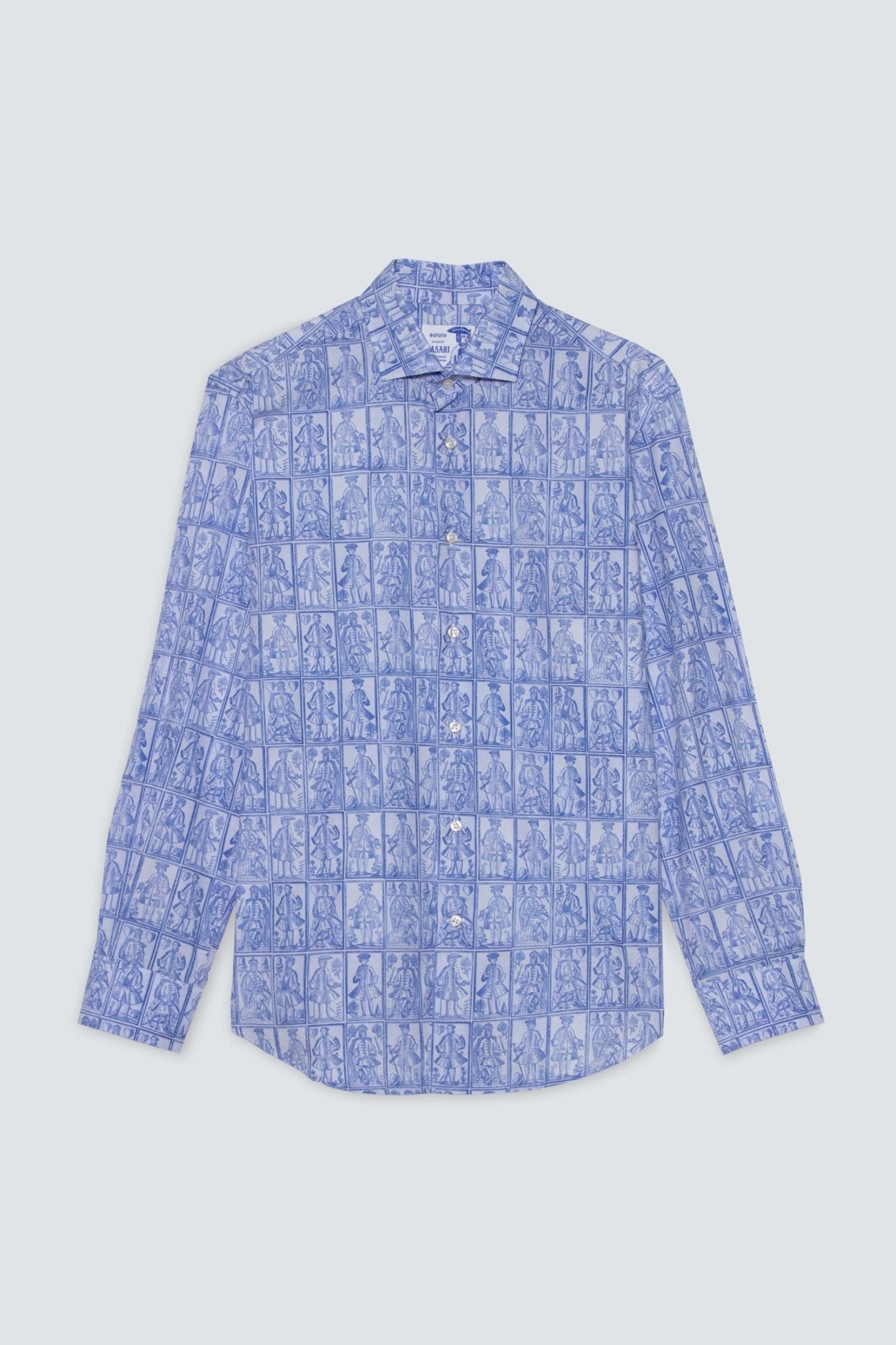 blue giorgio shirt - soloio