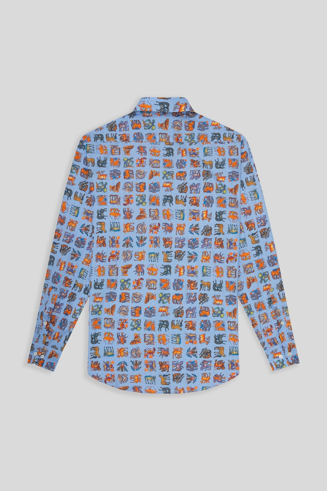 byzantium cotton shirt sky blue - soloio