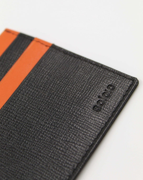 cardholder wallet orange - soloio