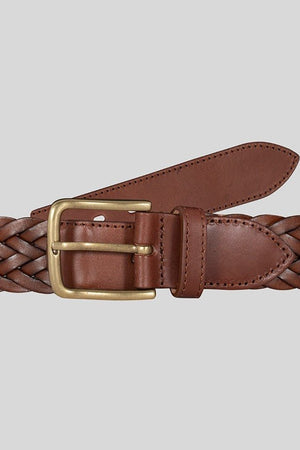 cogna braided leather belt - soloio