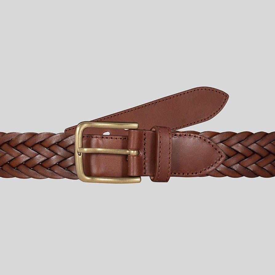 cogna braided leather belt - soloio