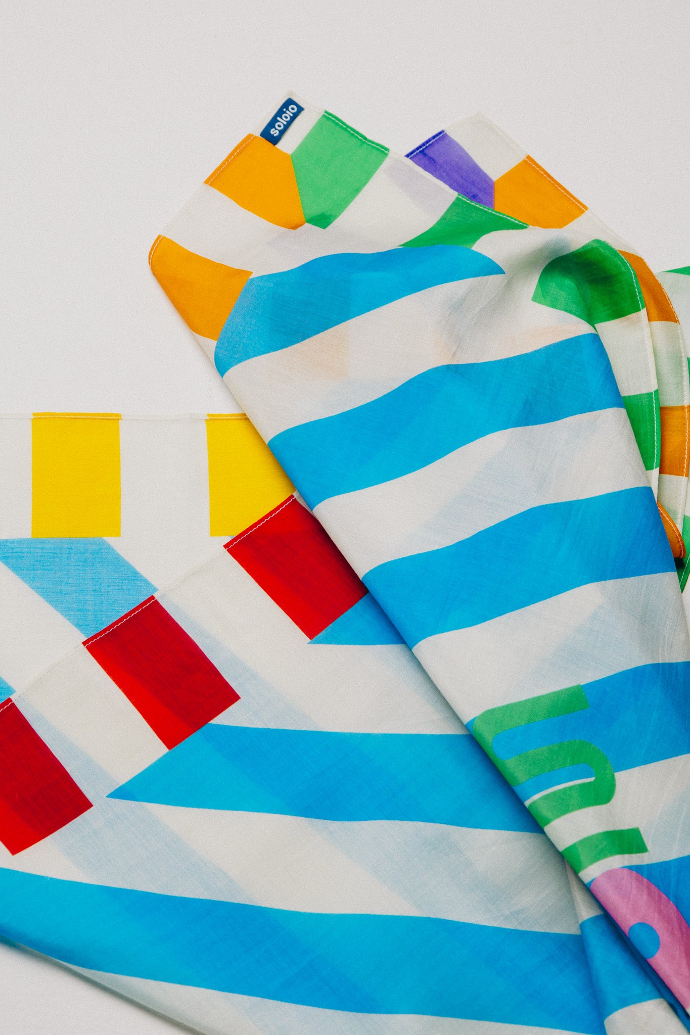 Pañuelo grande de algodón y seda para mujer con colores de mamá genial