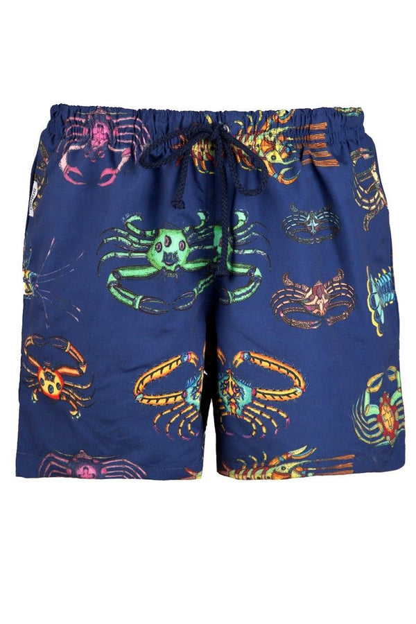 crab swimsuit navy - soloio