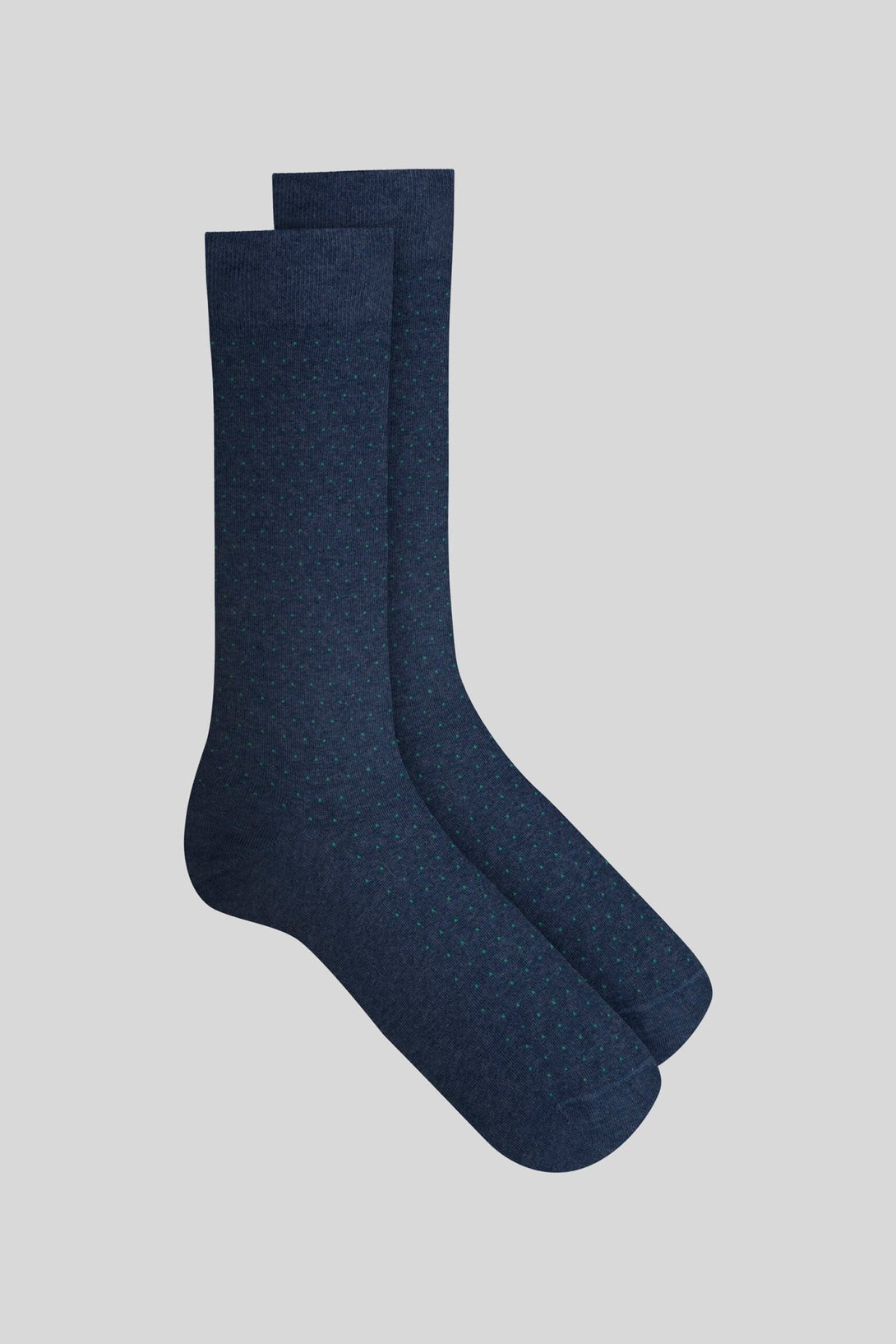 dotted sock navy green - soloio