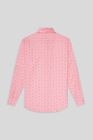 estelle cotton shirt pink - soloio