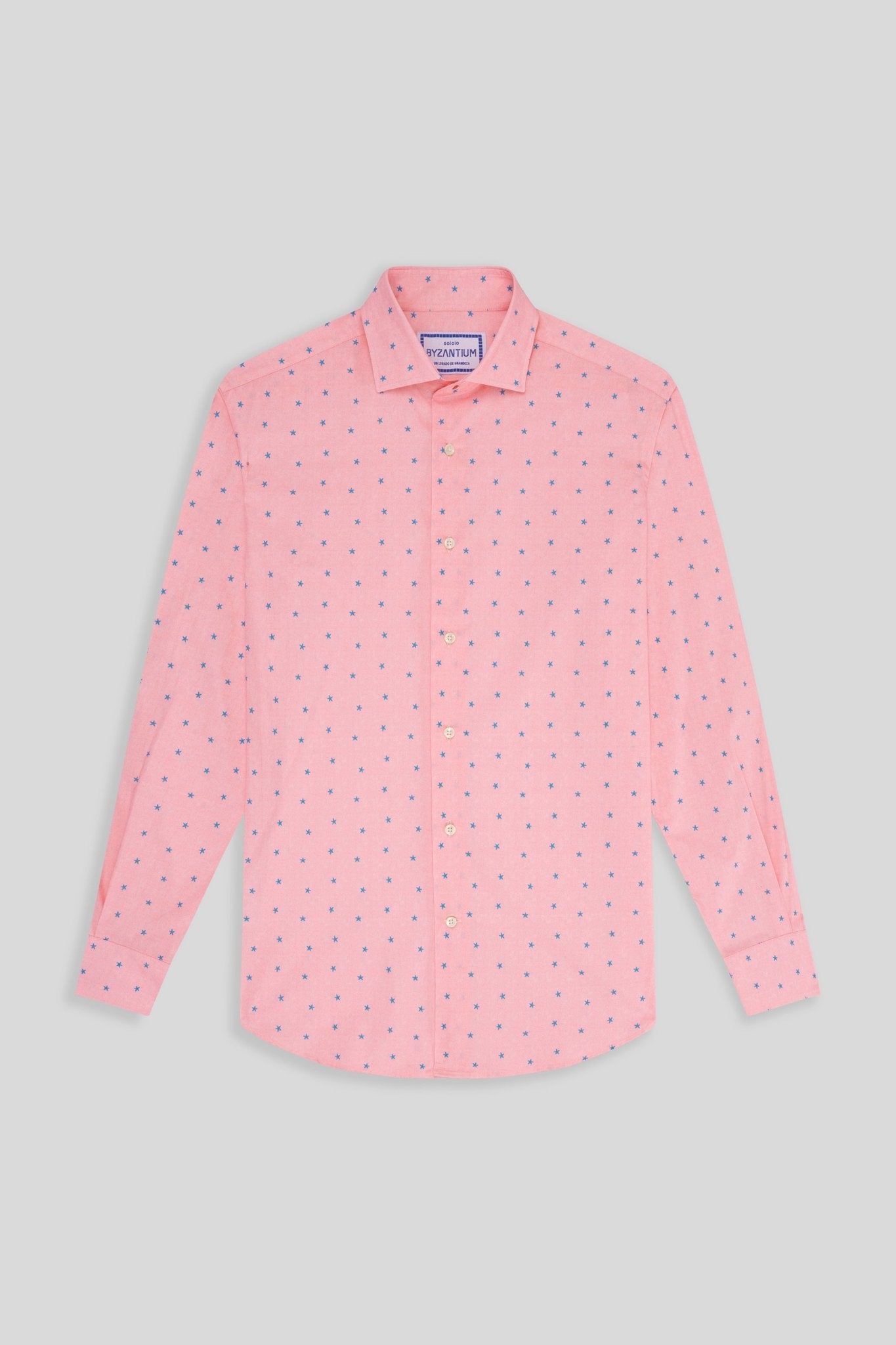 estelle cotton shirt pink - soloio