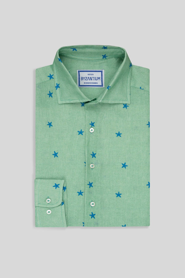 estelle shirt green - soloio