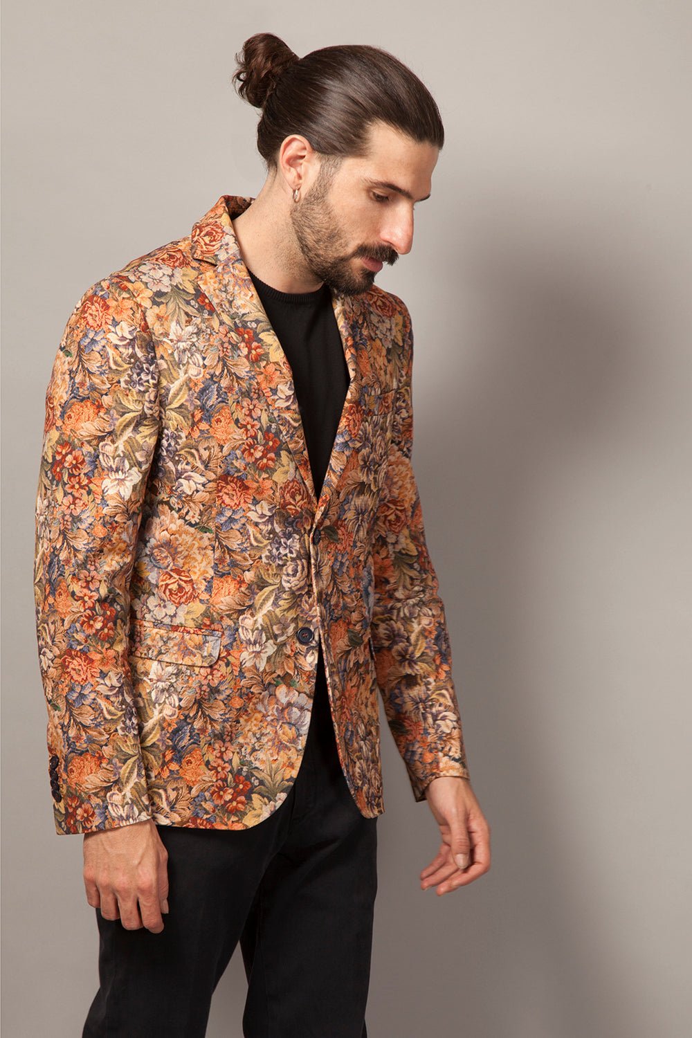 flower tap blazer - soloio