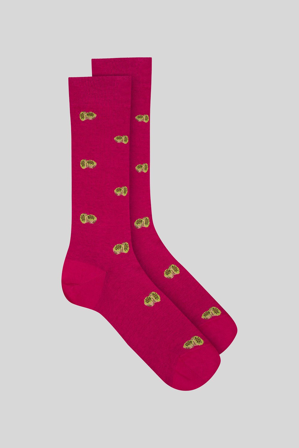 fuxia kiwi sock - soloio