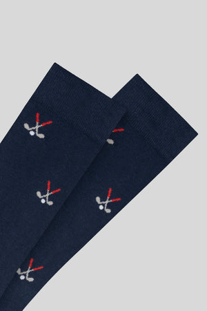 golf sock navy - soloio