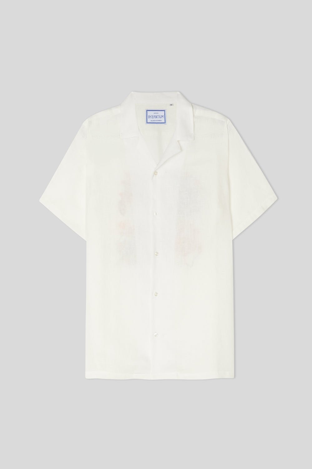 imperio linen shirt mc white - soloio