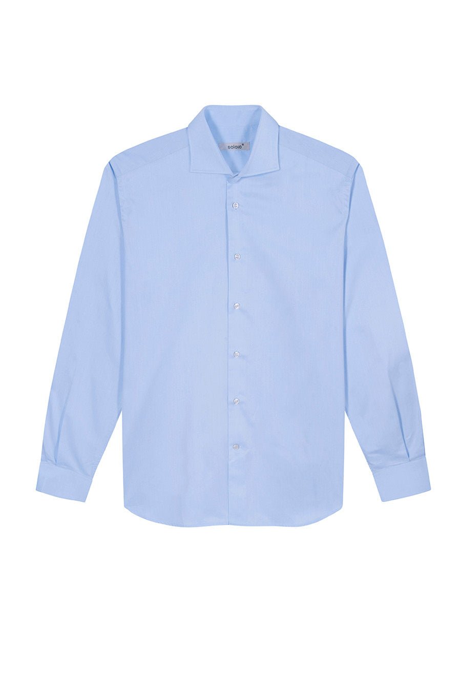 light blue cotton shirt - soloio