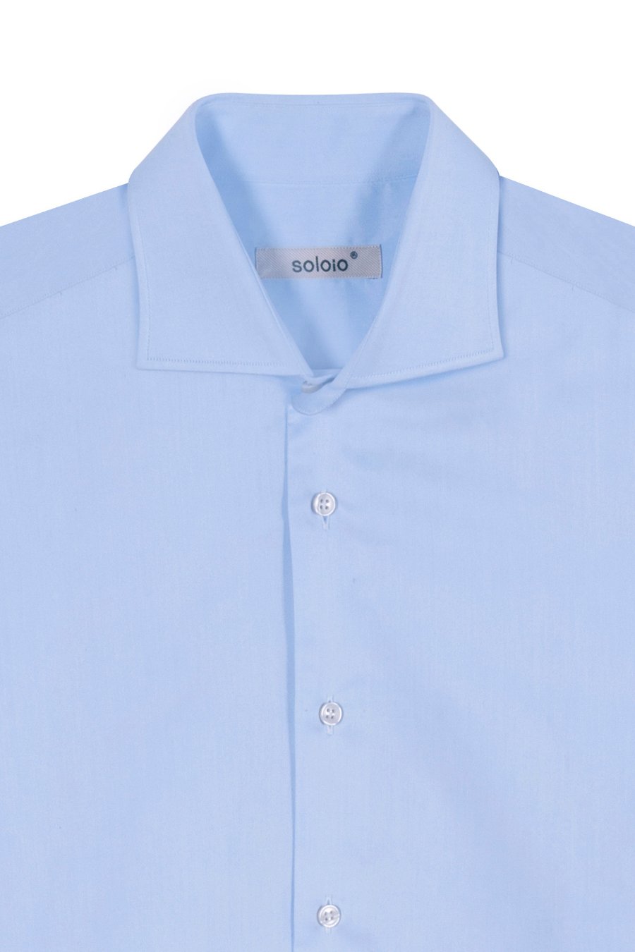 light blue cotton shirt - soloio