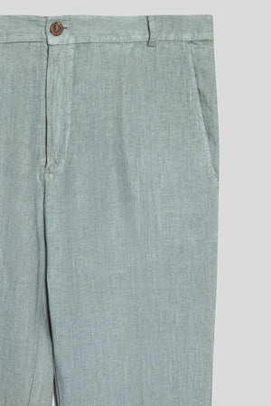 linen pants donato grey - soloio