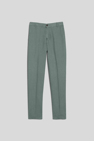 linen pants donato lead grey - soloio