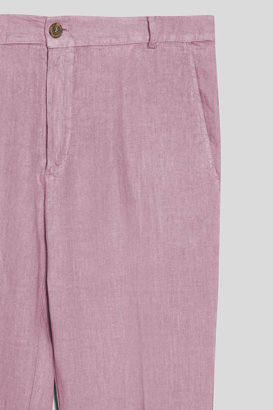 linen pants donato lilac - soloio