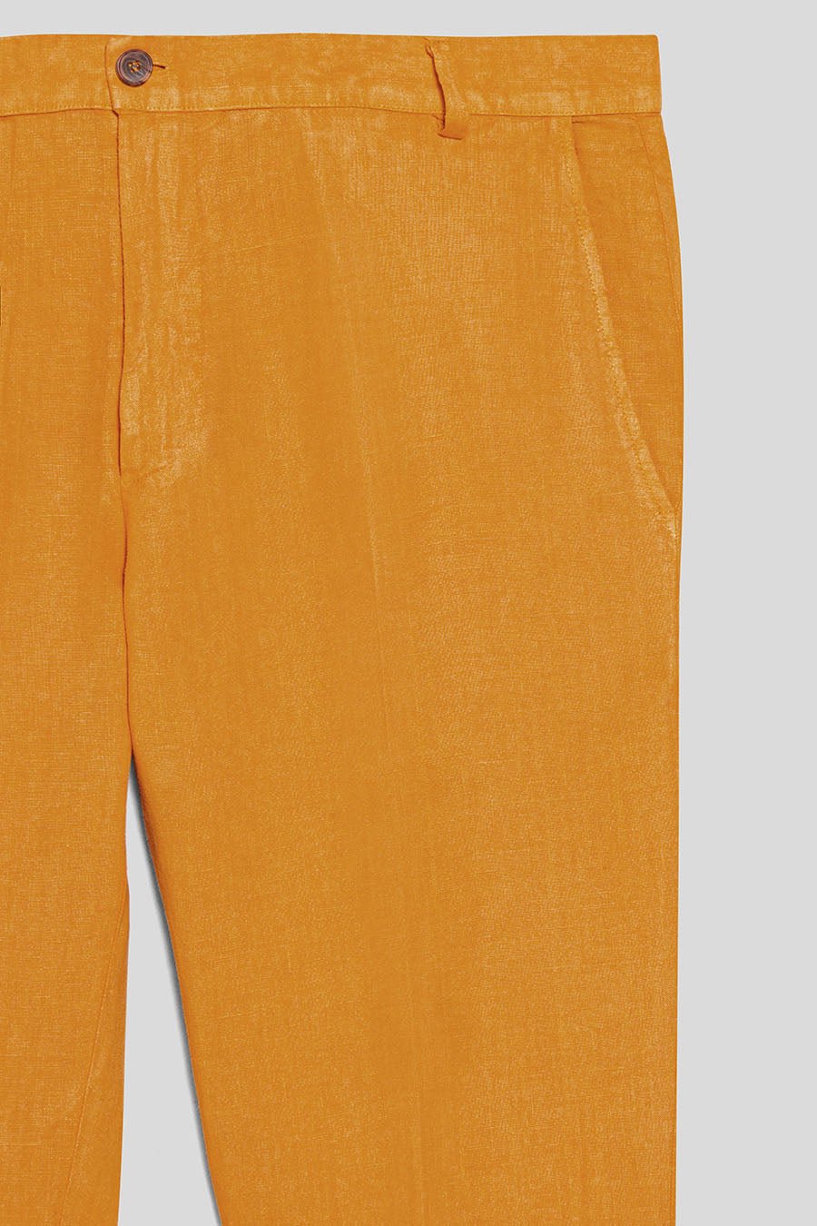 linen pants donato mustard - soloio