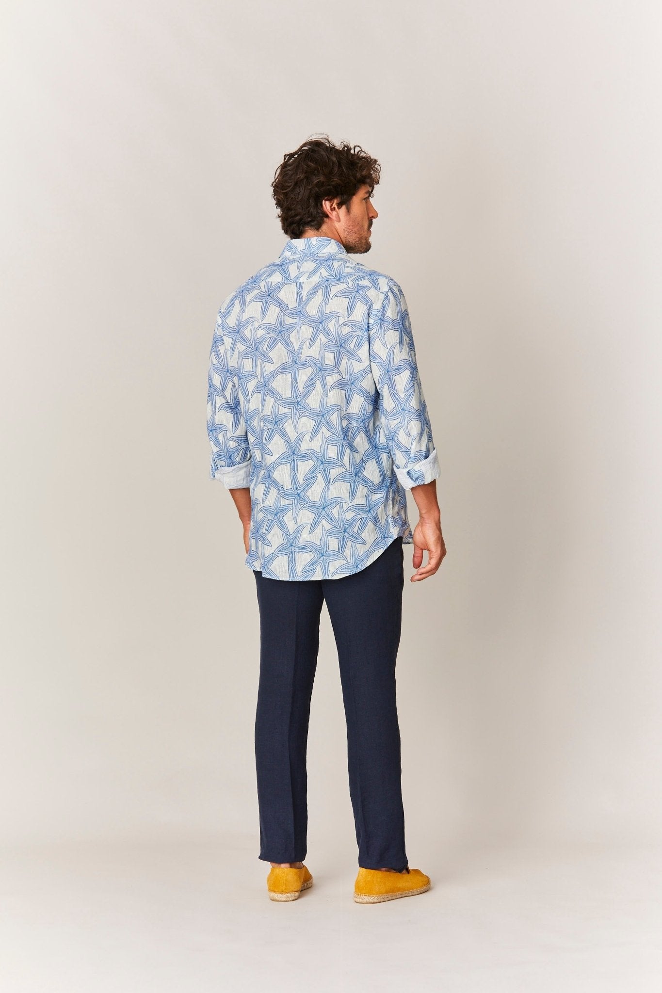 linen shirt Stella white - soloio