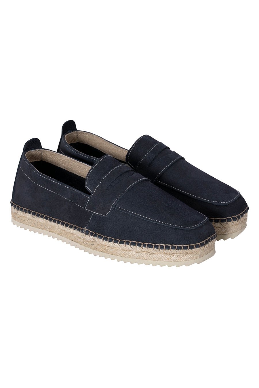 masked espadrille navy - soloio