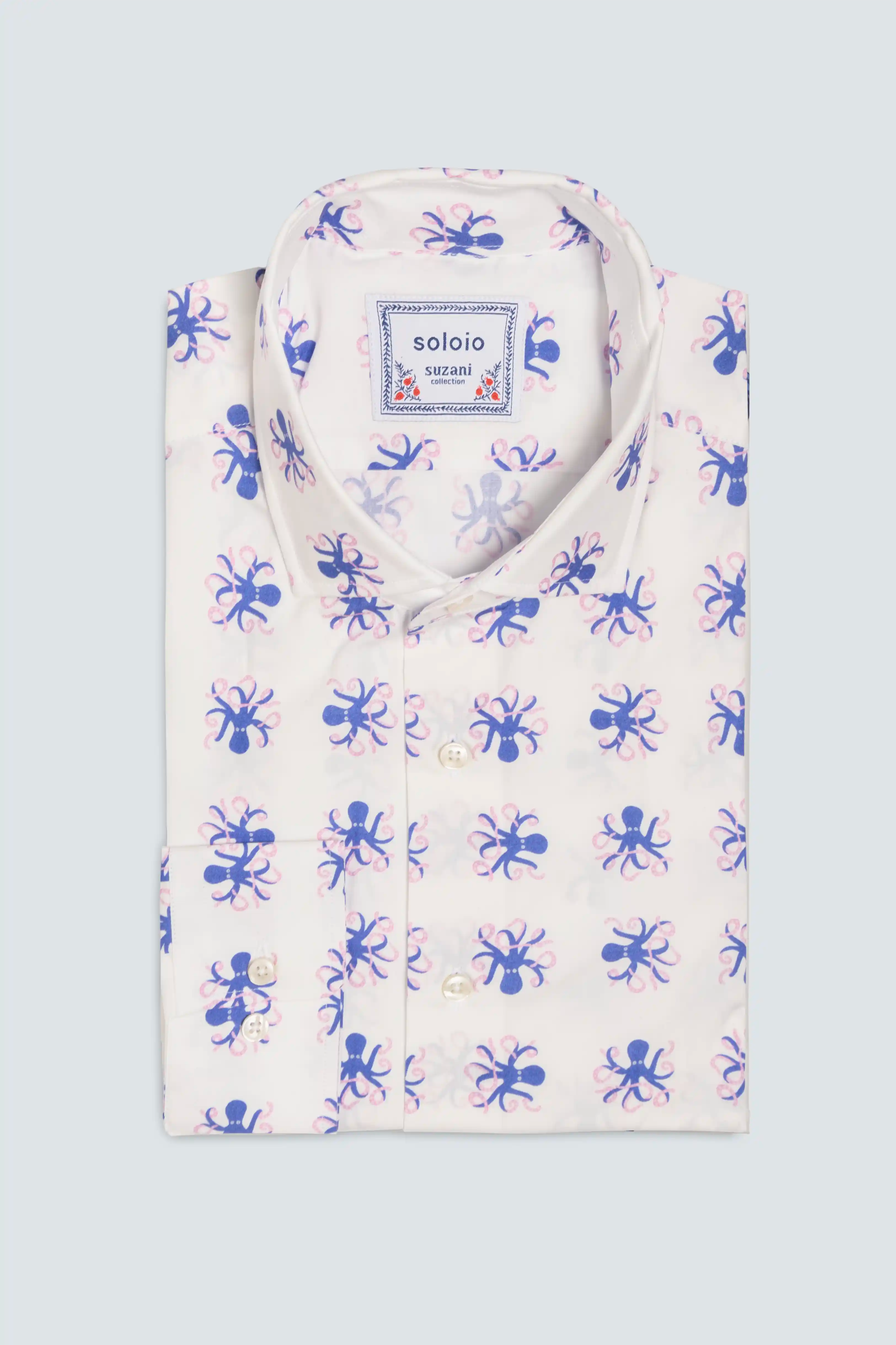 men’s cotton shirt beige grandezza