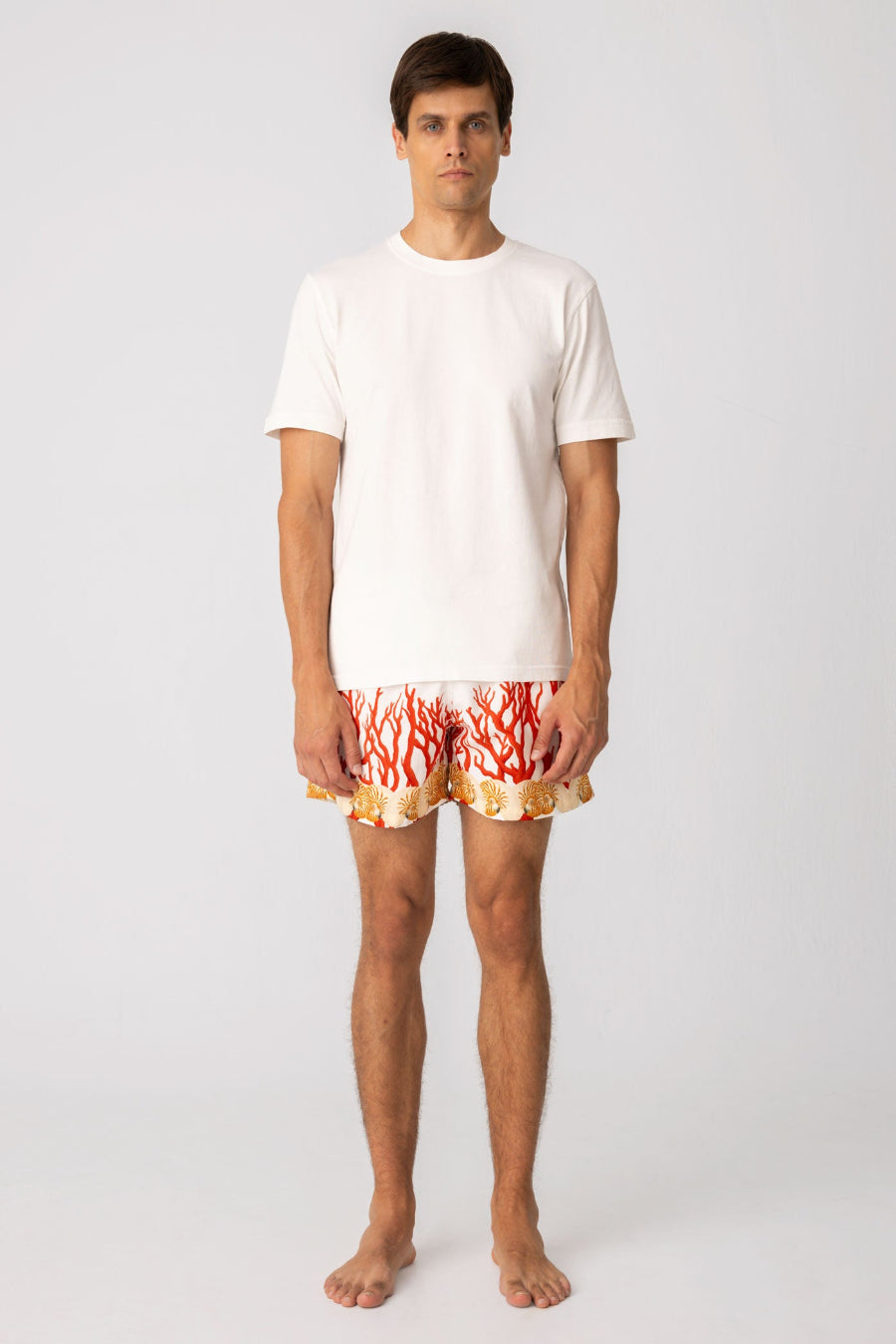 men’s cotton t-shirt white aronnax1