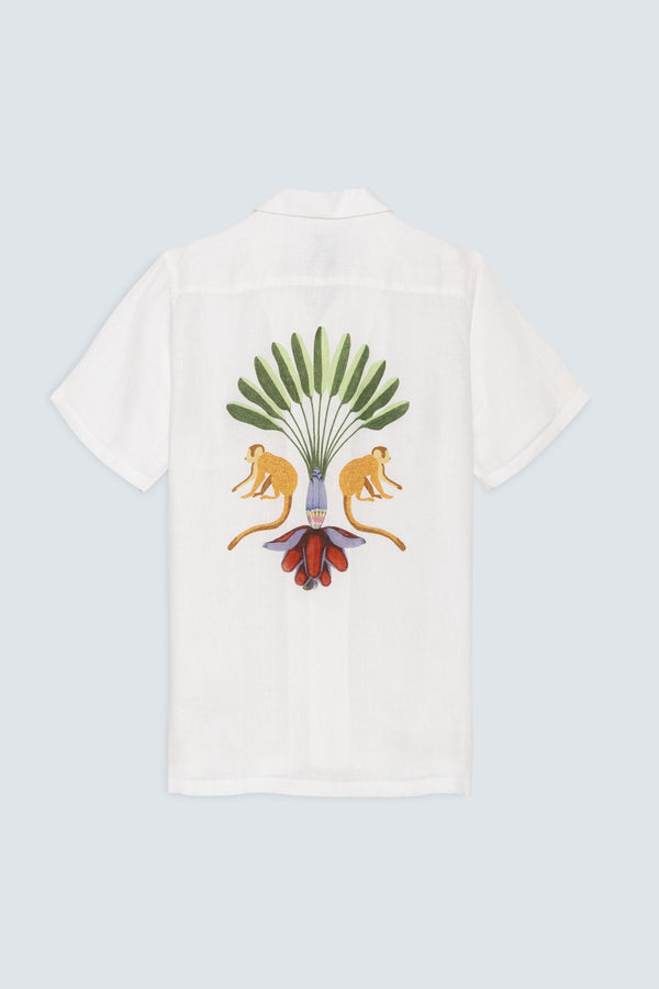Men's linen shirt large titi