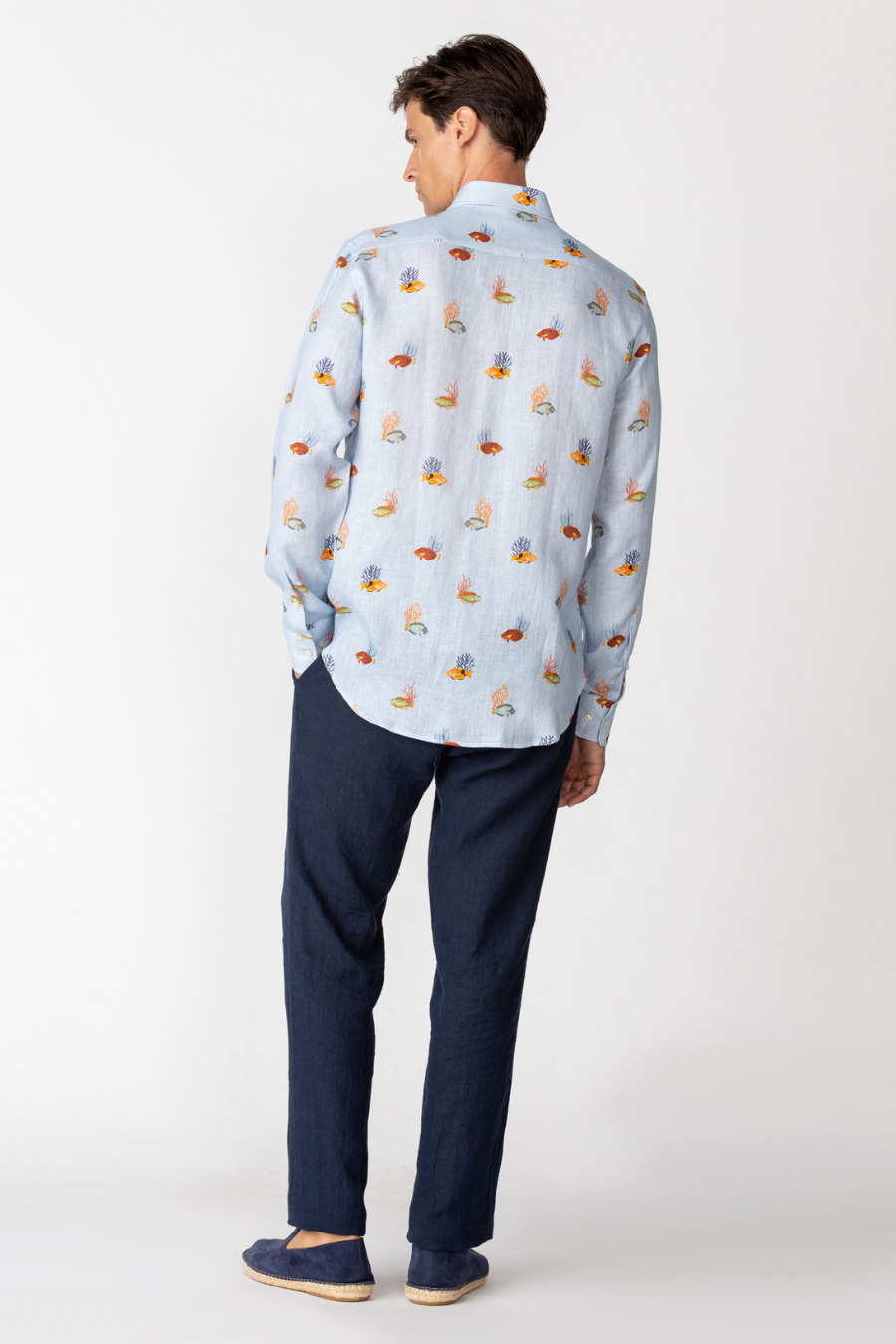 men’s linen shirt light blue grampus2