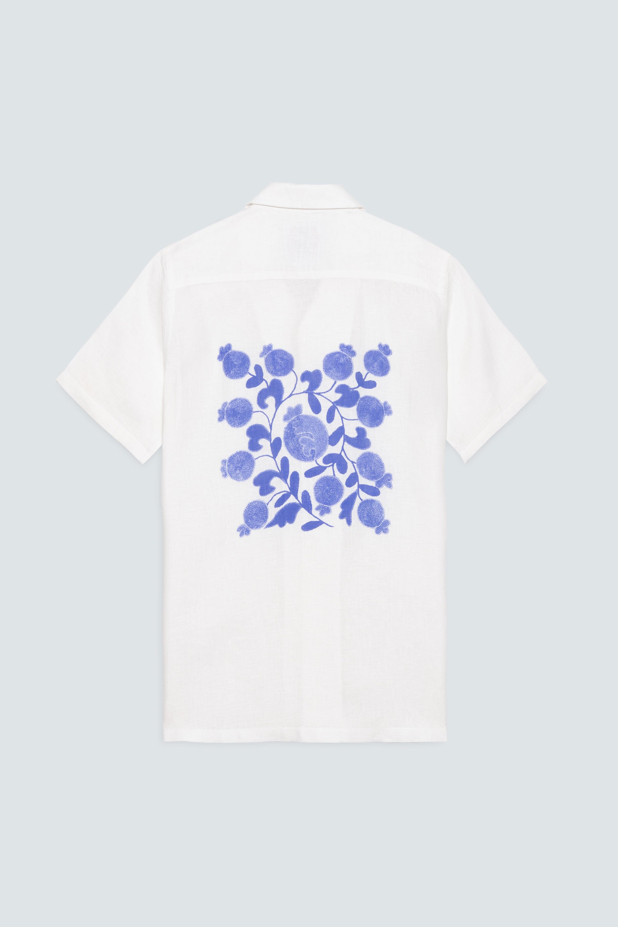 men’s linen shirt white kokan