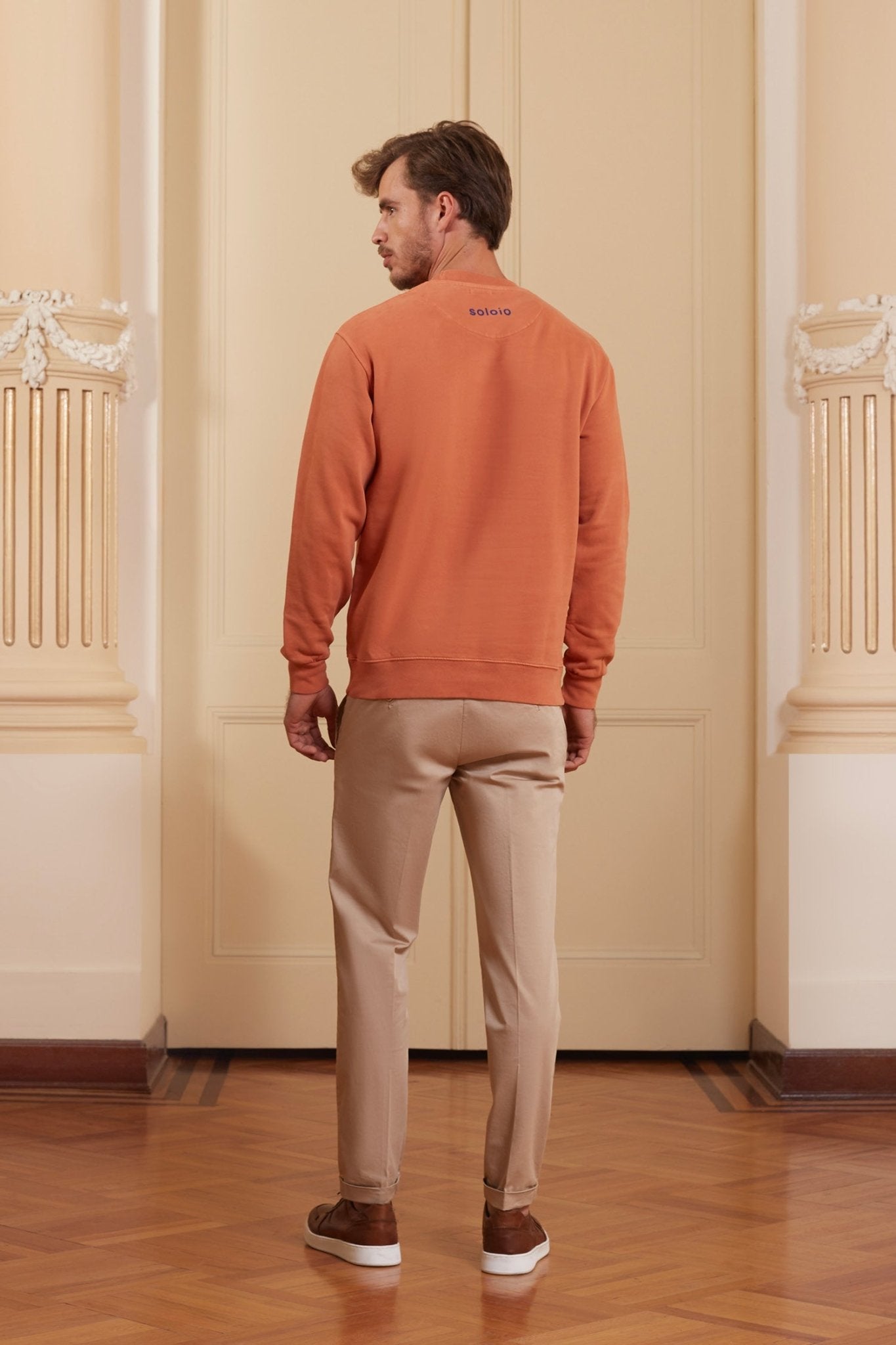 milenario sweatshirt terracotta - soloio