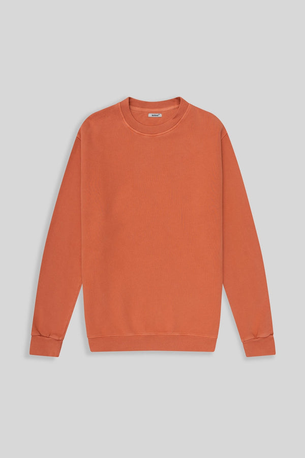 milenario sweatshirt terracotta - soloio