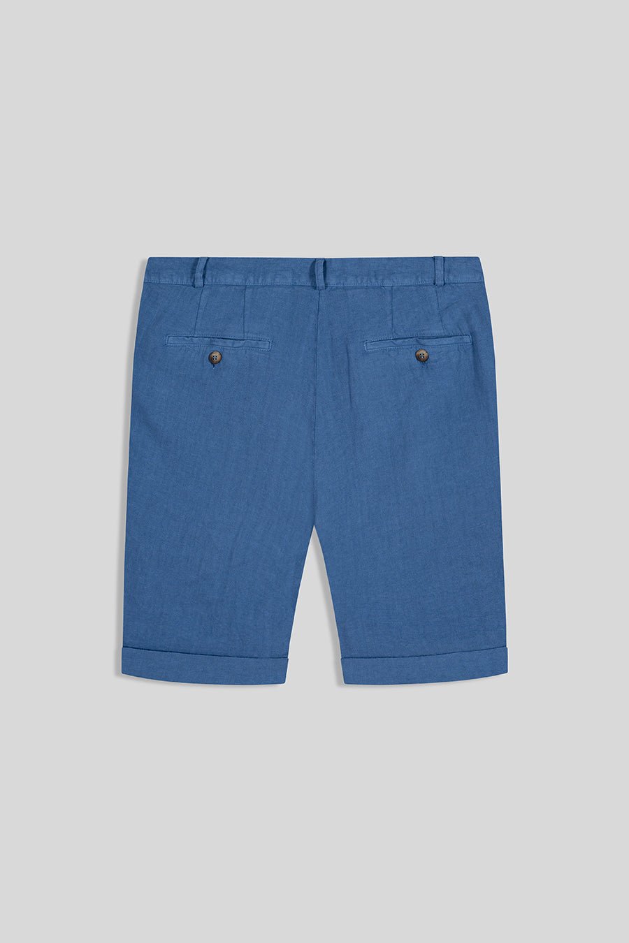 basic linen bermuda shorts jeans - soloio