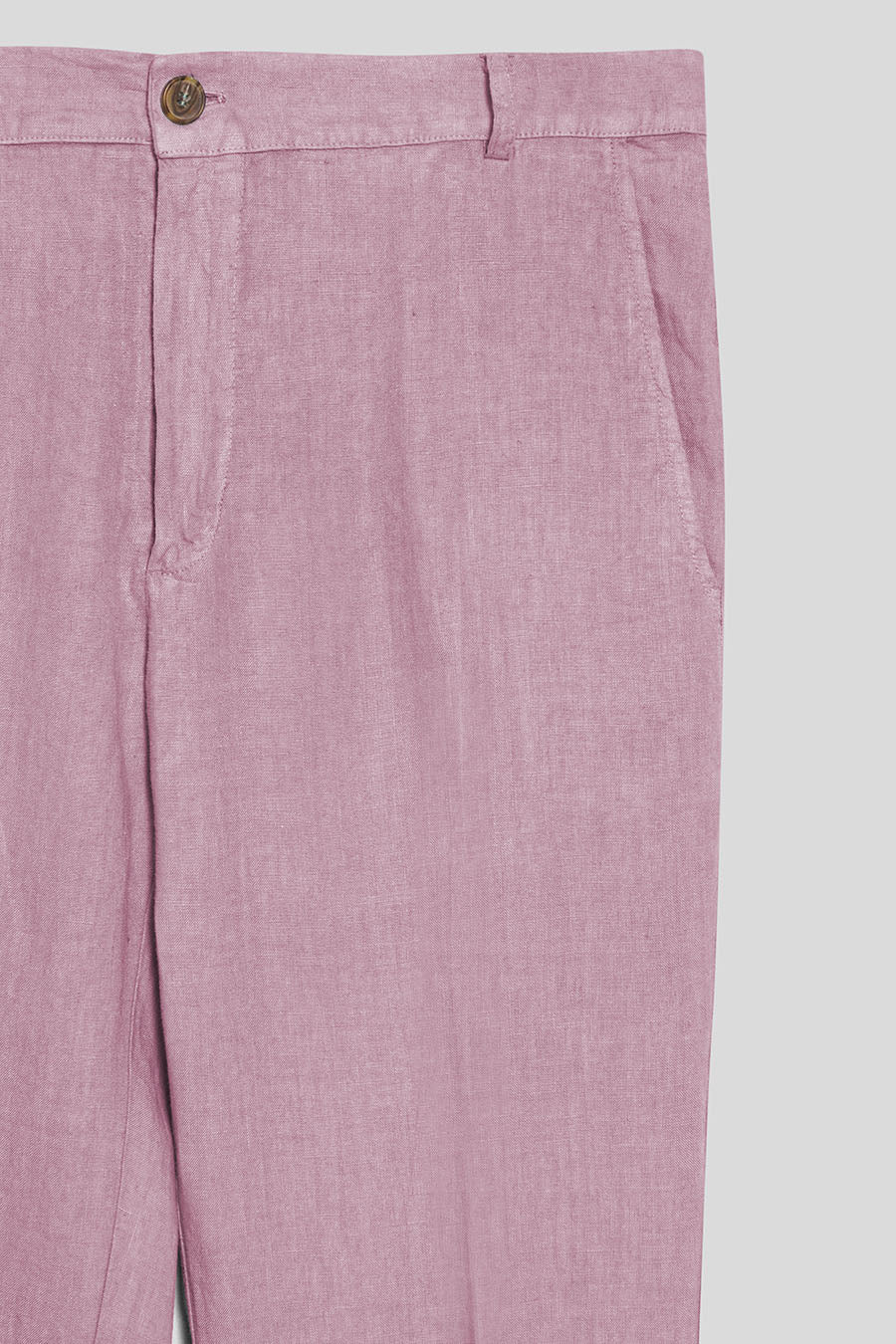 Men's linen pants lilac donato