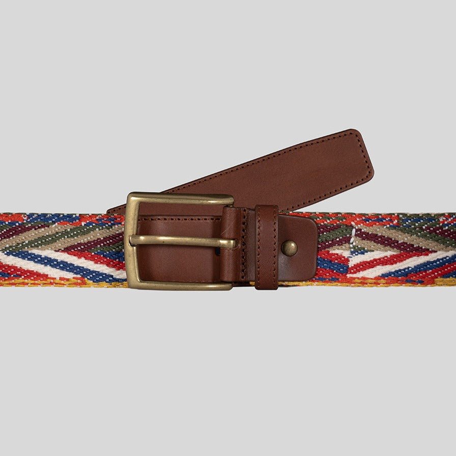 multicolor ethnic belt - soloio