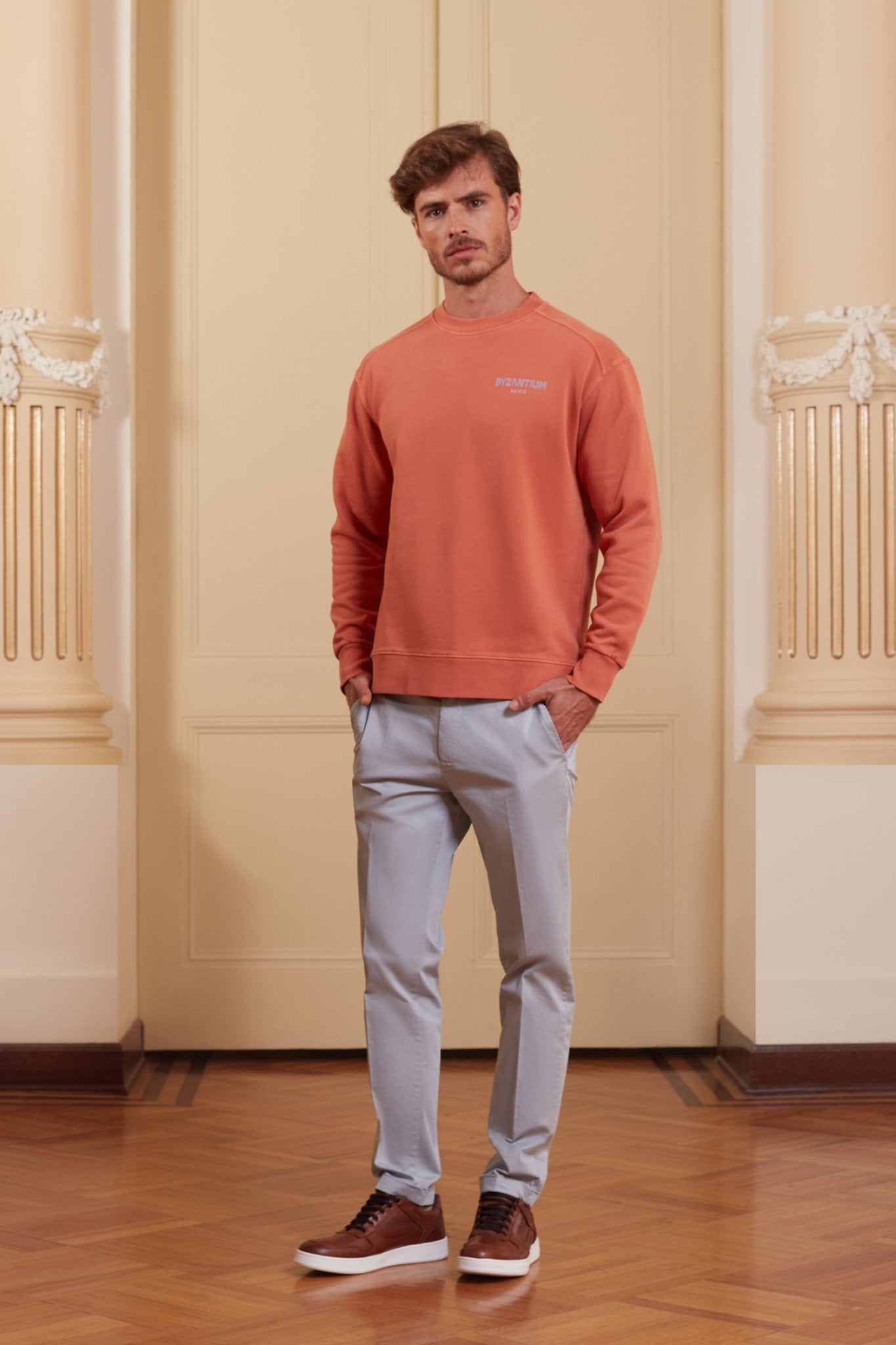 musas sweatshirt terracotta - soloio