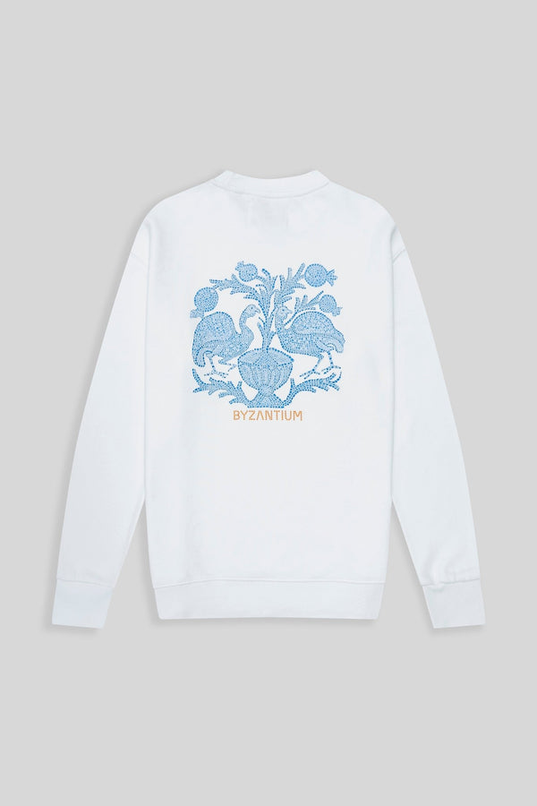 musas sweatshirt white - soloio