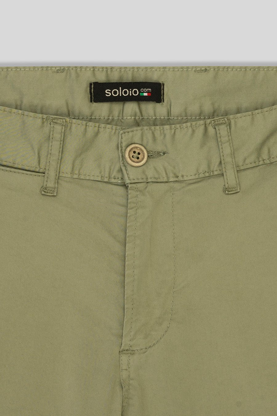 new siena bermuda shorts military green - soloio