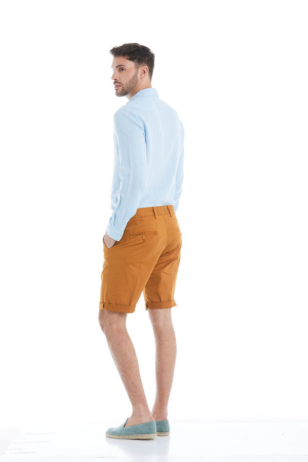 new siena bermuda shorts tobacco - soloio