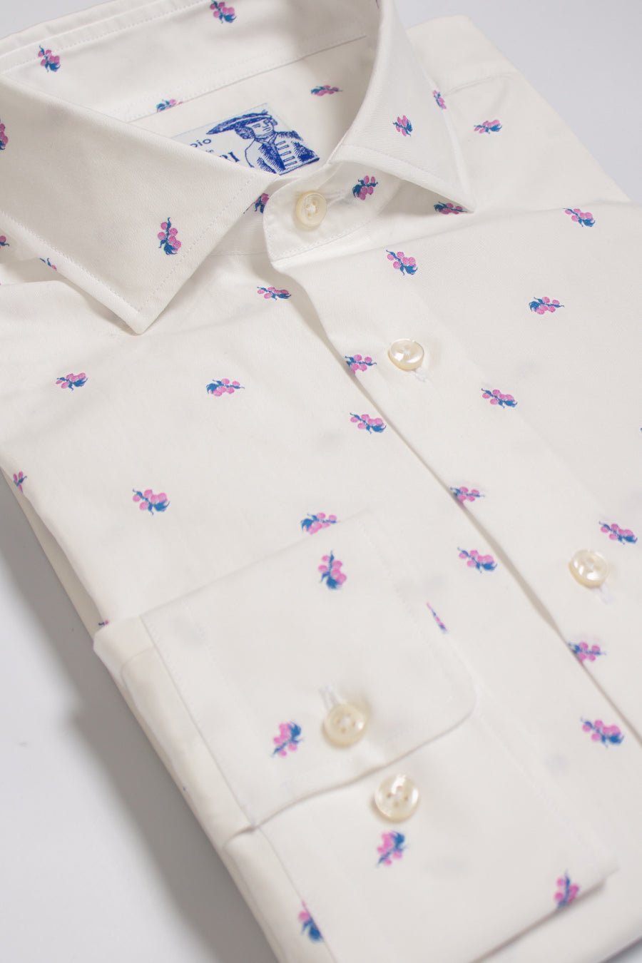 novella cotton shirt pink - soloio