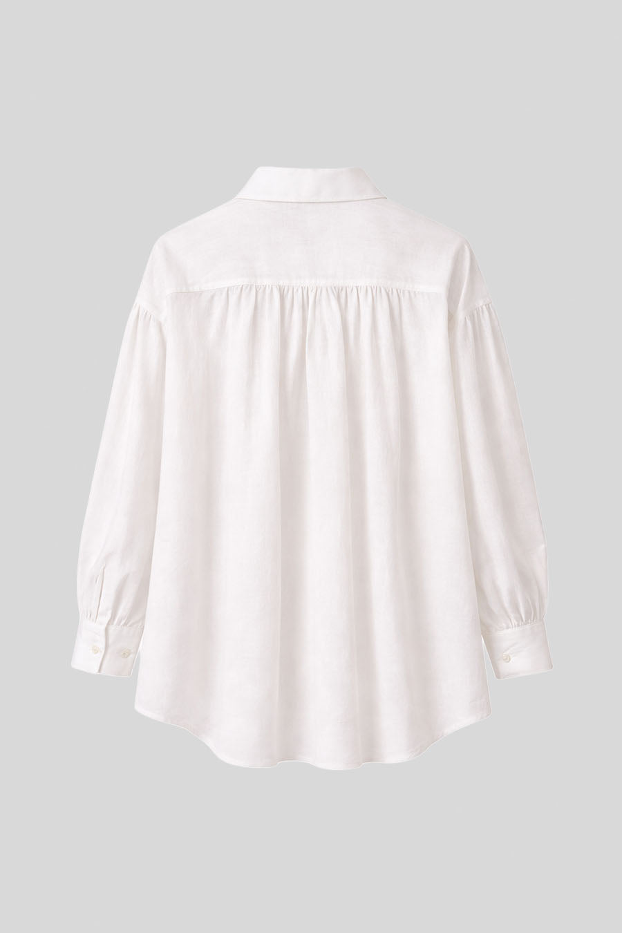 Camisa de lino romy blanca para mujer