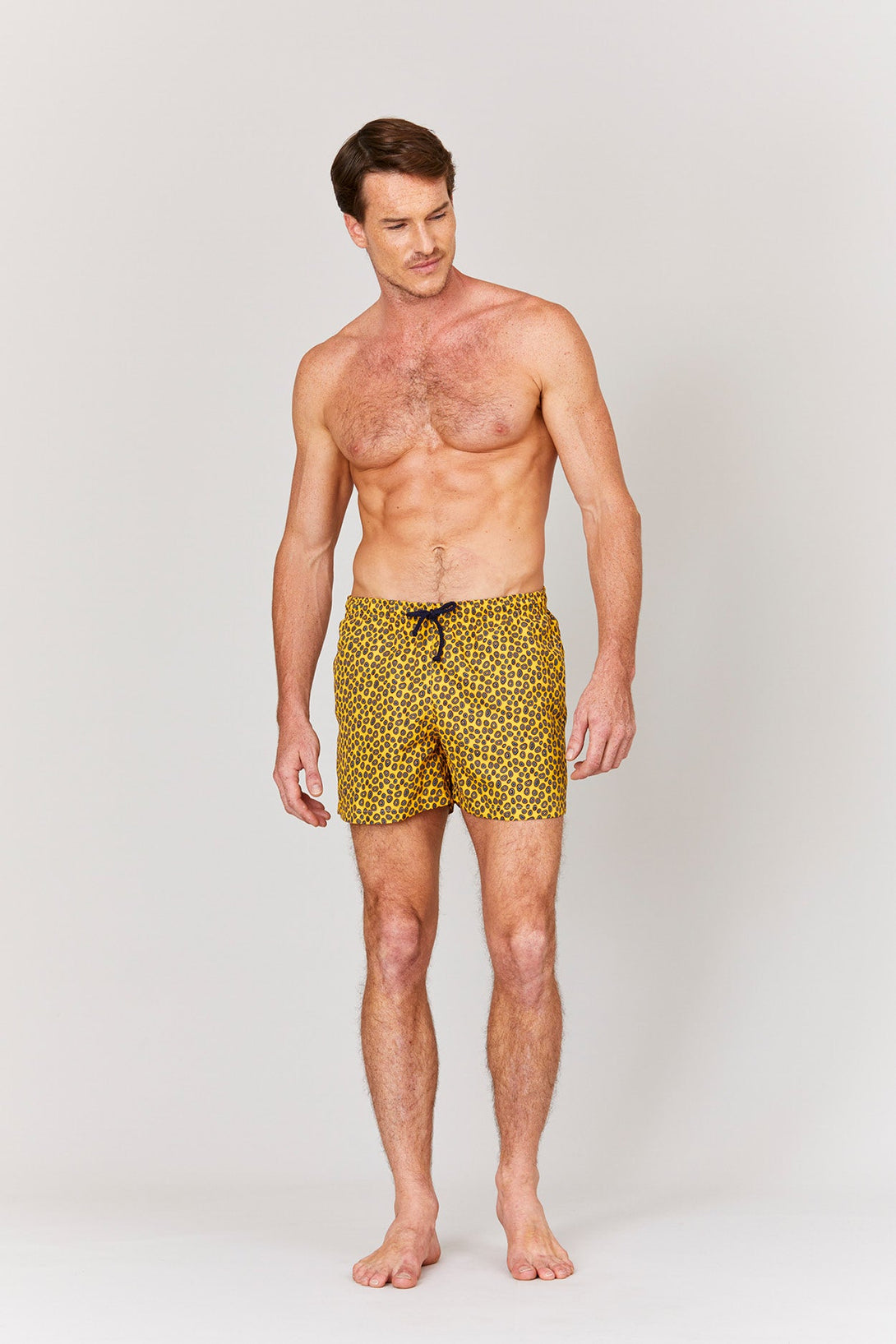 octopus skin swimsuit yellow - soloio