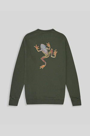 olivine frog sweatshirt - soloio