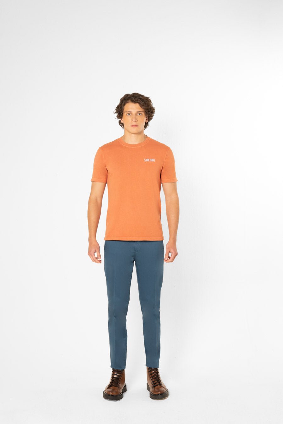 orange pepper stamps t-shirt - soloio