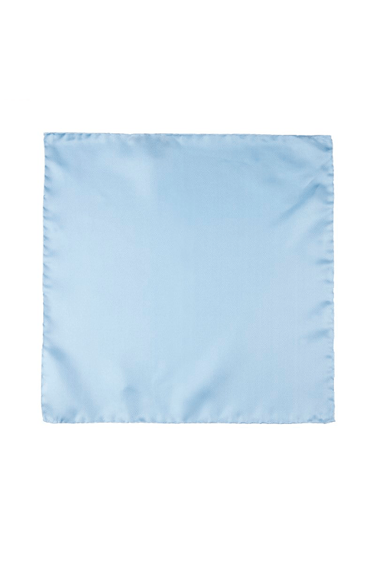 pañuelo de seda azul cielo