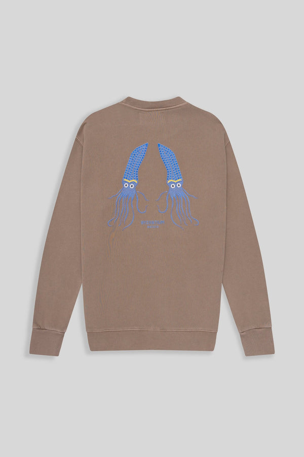 petra sweatshirt brown - soloio